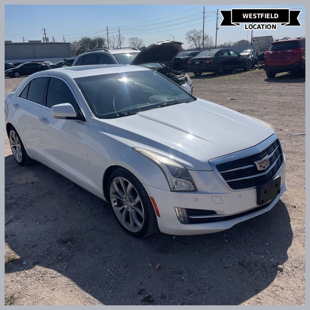 Crystal White Tricoat 2016 Cadillac ATS 3.6L Performance AWD Sedan All-Wheel Drive 8-Speed Automatic