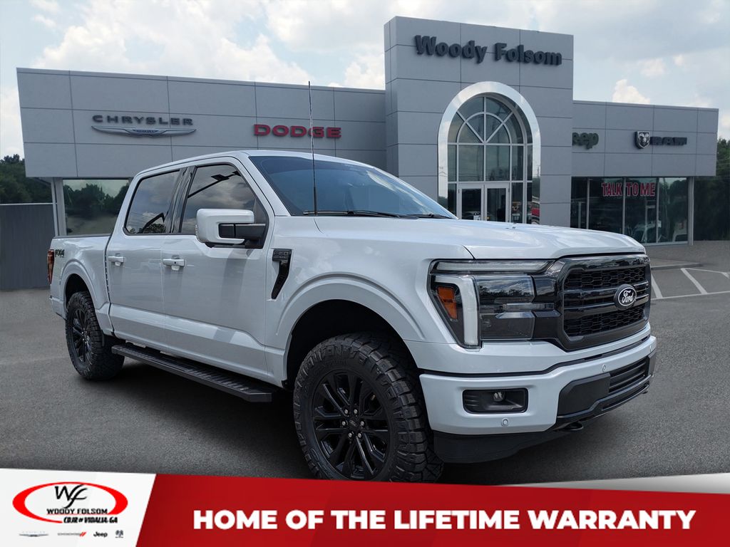 White Metallic 2025 Ford F-150 Pickup Truck Four-Wheel Drive Automatic
