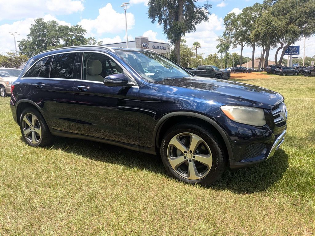 Lunar Blue Metallic 2016 Mercedes-Benz GLC SUV / Crossover All-Wheel Drive 9-Speed Automatic