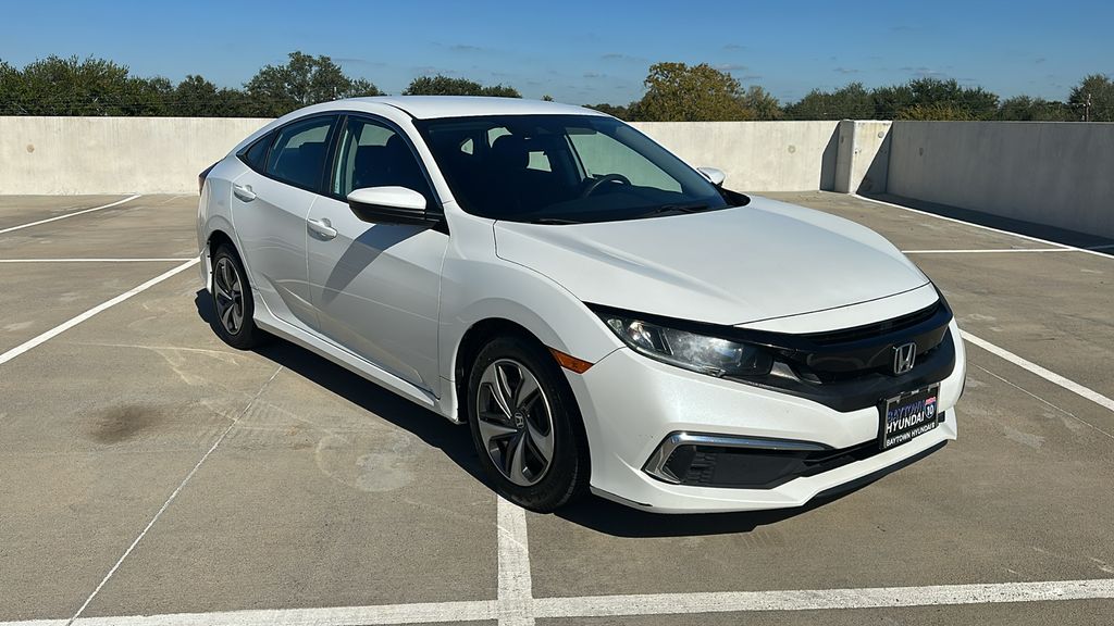 2019 Honda Civic LX White at Emmons Autoplex