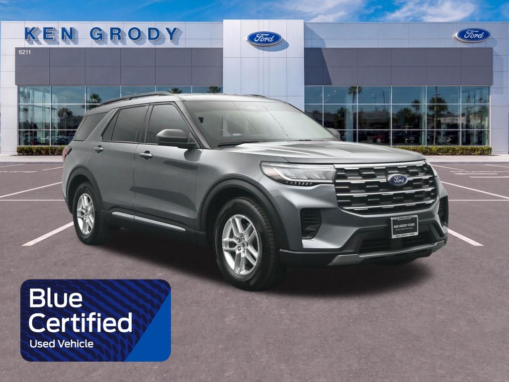 Carbonized Gray Metallic 2025 Ford Explorer SUV / Crossover Rear-Wheel Drive Automatic