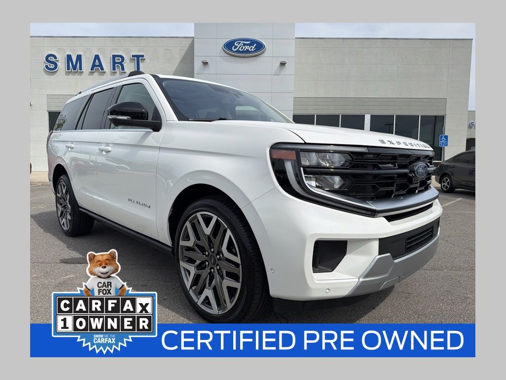 Star White Metallic Tri-Coat 2025 Ford Expedition Platinum 4WD SUV / Crossover Four-Wheel Drive Automatic
