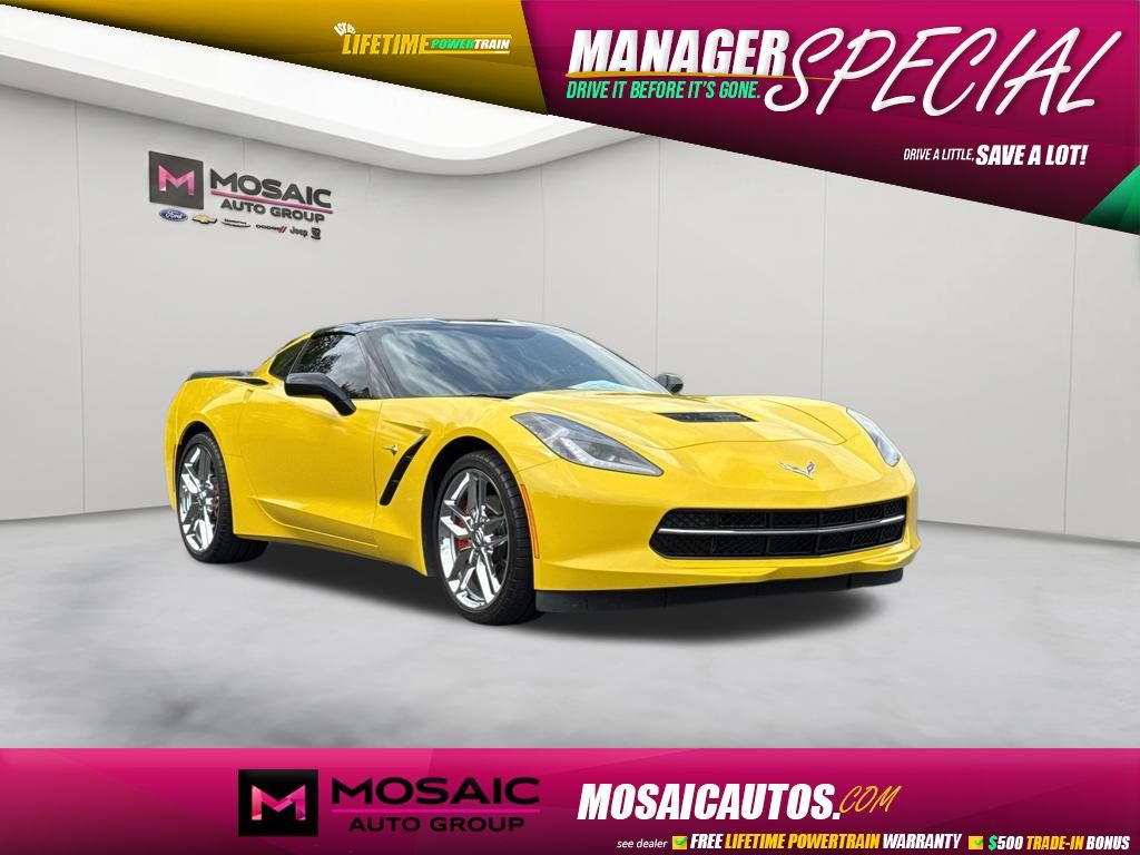 Velocity Yellow Tintcoat 2015 Chevrolet Corvette Coupe Rear-Wheel Drive 7-Speed Manual