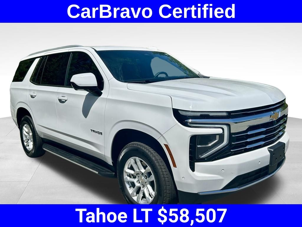 Summit White 2025 Chevrolet Tahoe LT 4WD SUV / Crossover Four-Wheel Drive 10-Speed Automatic