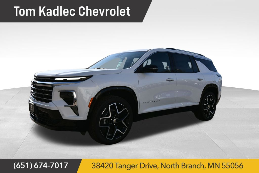 Polar White 2026 Chevrolet Traverse SUV / Crossover Four-Wheel Drive 8-Speed Automatic