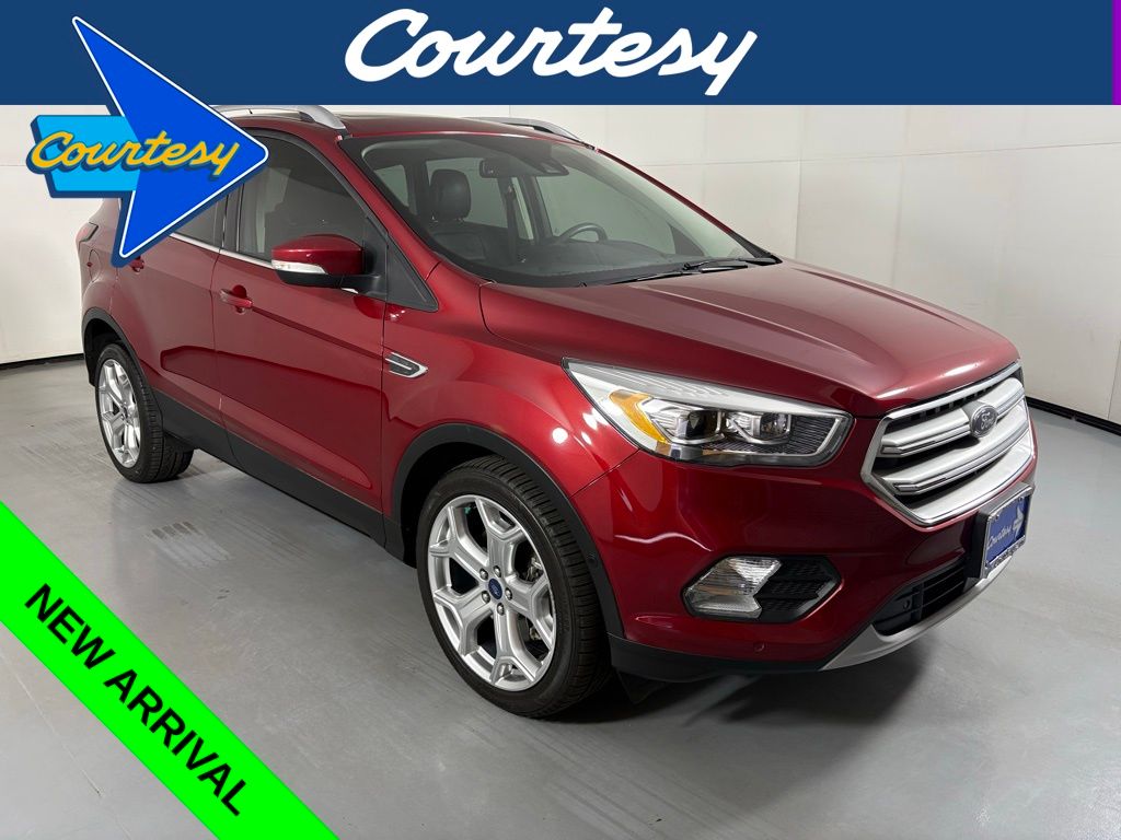 Ruby Red Metallic 2019 Ford Escape Titanium FWD SUV / Crossover Front-Wheel Drive 6-Speed Automatic
