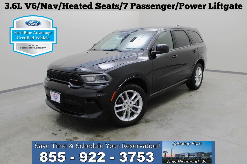 DB Black Crystal Clearcoat 2023 Dodge Durango SUV / Crossover All-Wheel Drive 8-Speed Automatic