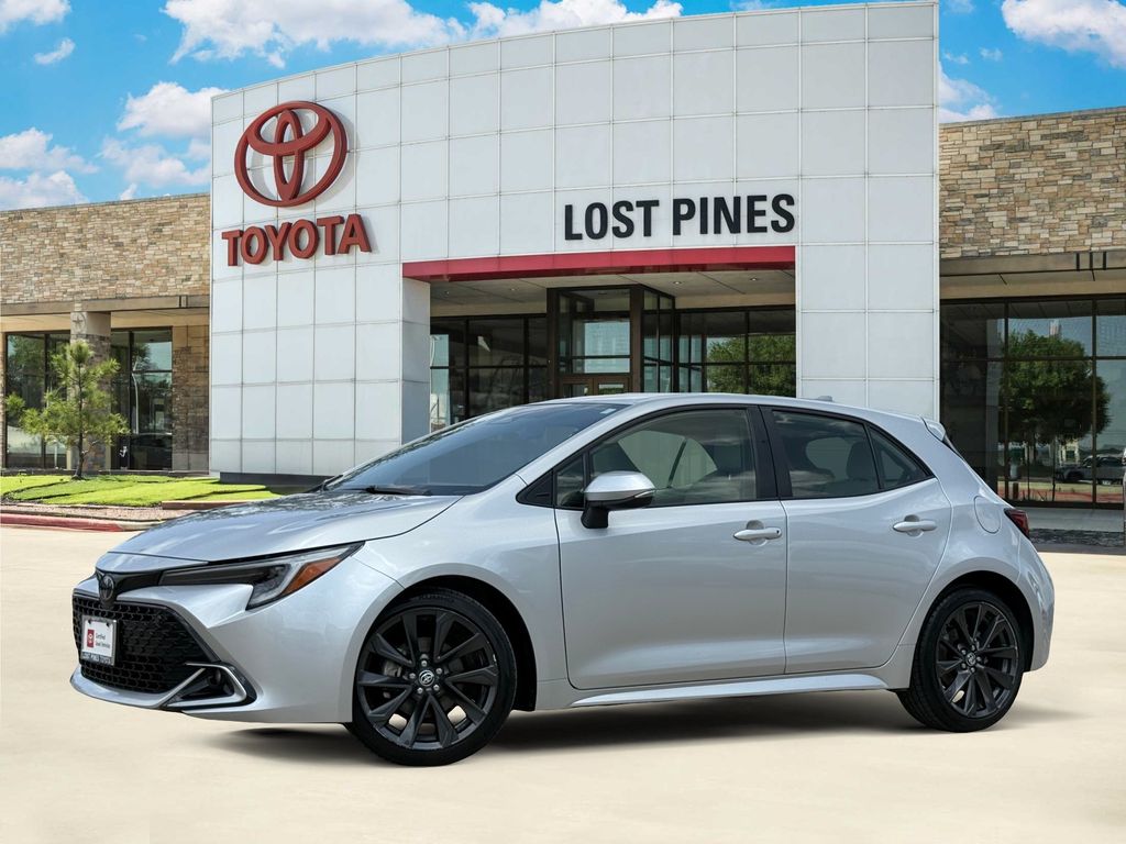 Classic Silver Metallic 2024 Toyota Corolla Hatchback Hatchback Front-Wheel Drive Continuously Variable Transmission