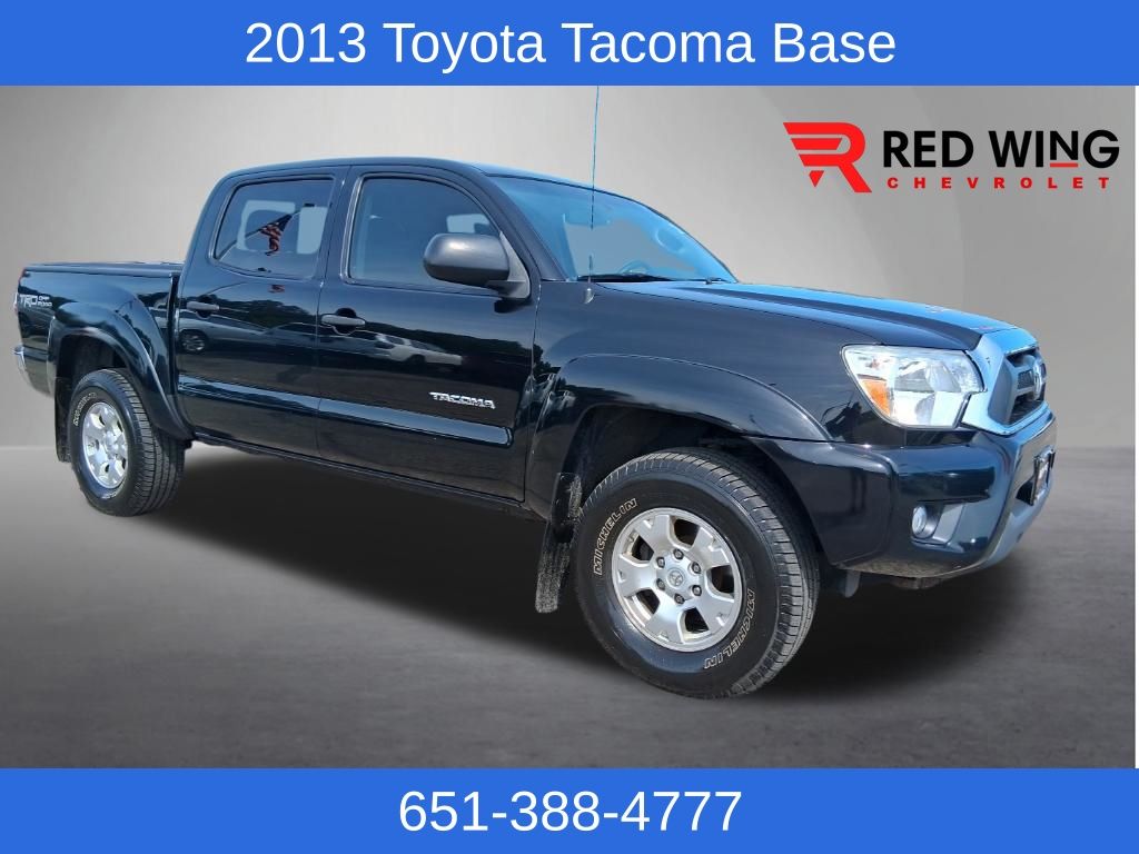 Black 2013 Toyota Tacoma Pickup Truck Four-Wheel Drive 5-Speed Automatic Overdrive