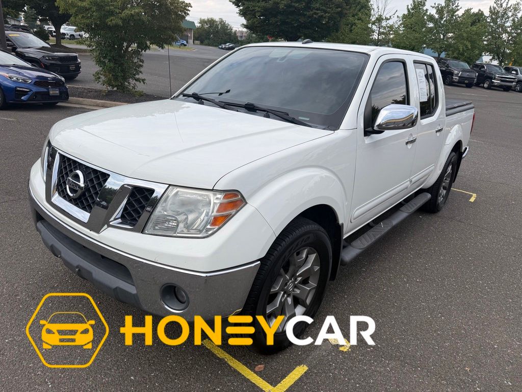 Glacier White 2019 Nissan Frontier Pickup Truck Four-Wheel Drive 5-Speed Automatic Overdrive