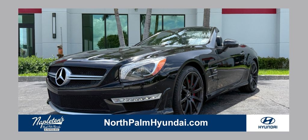 Magnetite Black Metallic 2014 Mercedes-Benz SL-Class SL 63 AMG Convertible Rear-Wheel Drive 7-Speed Automatic