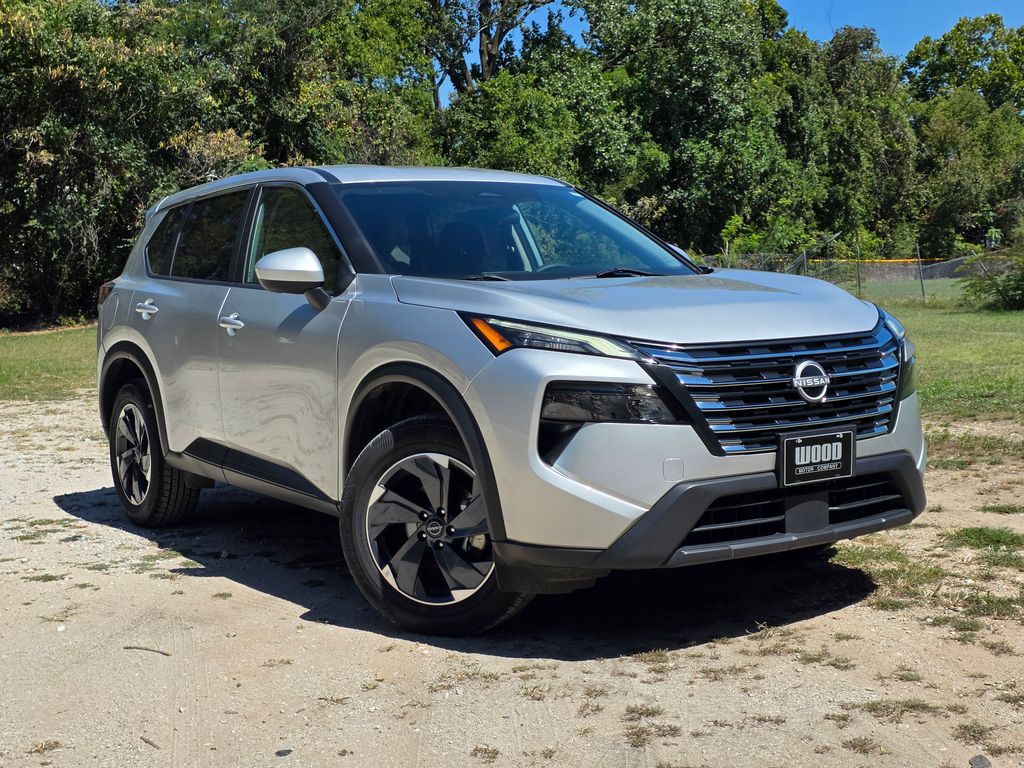 Brilliant Silver Metallic 2024 Nissan Rogue SUV / Crossover All-Wheel Drive Continuously Variable Transmission