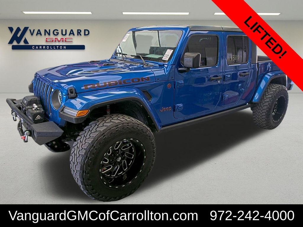 Hydro Blue Pearlcoat 2021 Jeep Gladiator Pickup Truck Four-Wheel Drive 8-Speed Automatic
