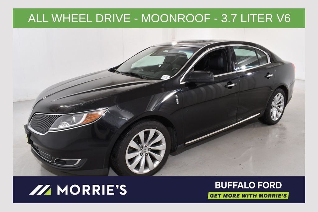 Tuxedo Black 2015 Lincoln MKS Sedan All-Wheel Drive 6-Speed Automatic