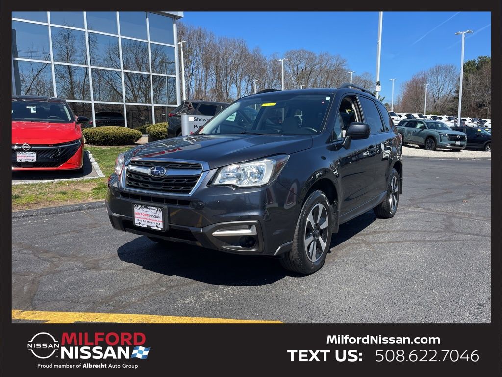 Dark Gray Metallic 2017 Subaru Forester 2.5i Premium SUV / Crossover All-Wheel Drive Continuously Variable Transmission