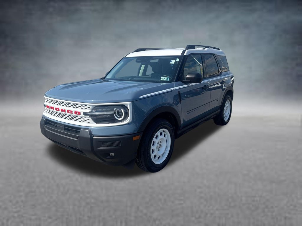 Blue (Azure Gray Metallic) 2025 Ford Bronco Sport SUV / Crossover All-Wheel Drive 8-Speed Automatic