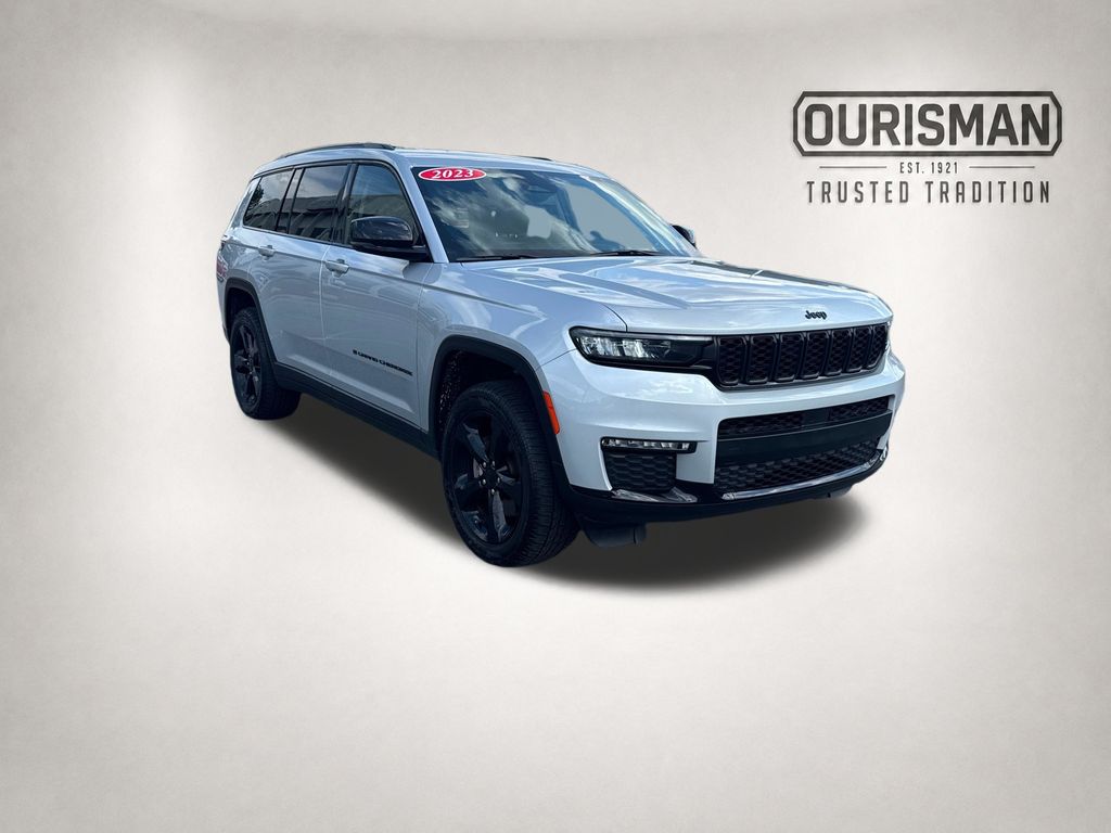 Silver 2023 Jeep Grand Cherokee L SUV / Crossover Four-Wheel Drive 8-Speed Automatic