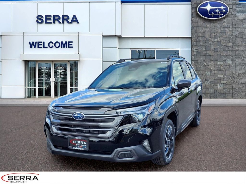 Crystal Black Silica 2026 Subaru Forester Hybrid SUV / Crossover All-Wheel Drive Continuously Variable Transmission