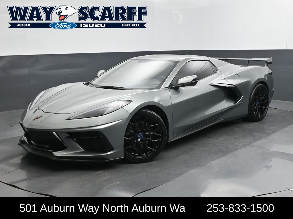 Hypersonic Gray Metallic 2023 Chevrolet Corvette Convertible Rear-Wheel Drive 8-Speed Dual Clutch