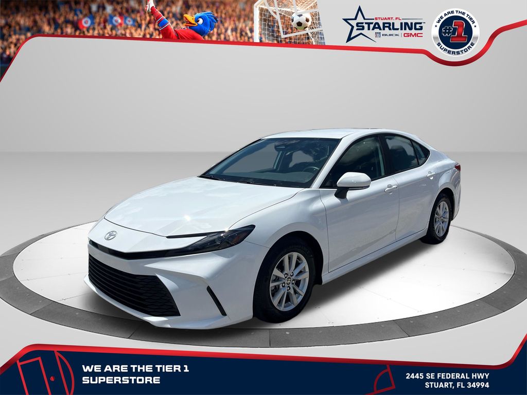 Ice Cap 2025 Toyota Camry LE FWD Sedan Front-Wheel Drive Continuously Variable Transmission
