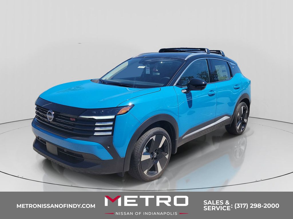 Arctic Ice Blue/Black 2026 Nissan Kicks SUV / Crossover All-Wheel Drive Continuously Variable Transmission