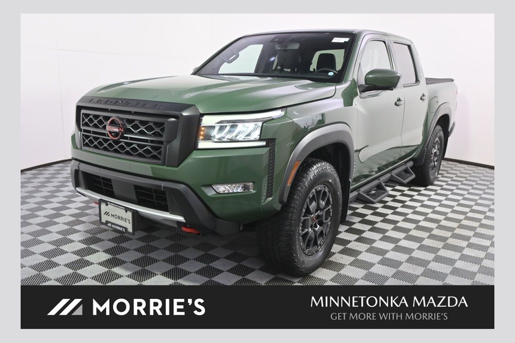 Green Metallic 2023 Nissan Frontier Pickup Truck Four-Wheel Drive 9-Speed Automatic