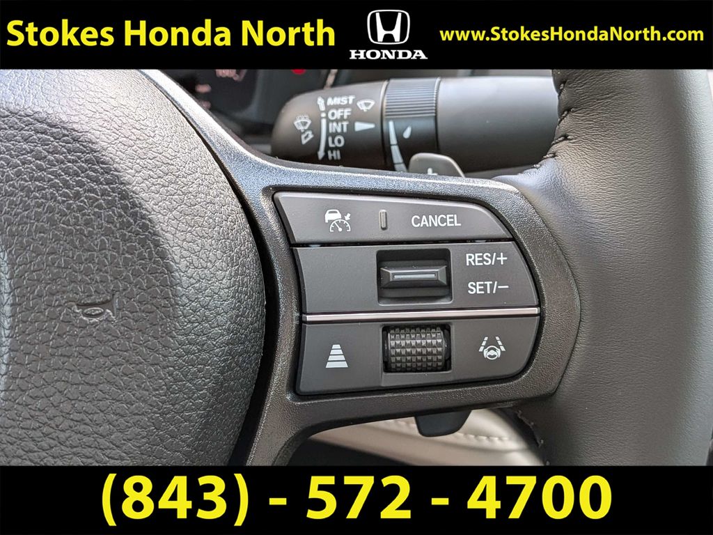 2025 Honda Accord Hybrid EX-L Red at Stokes Honda North