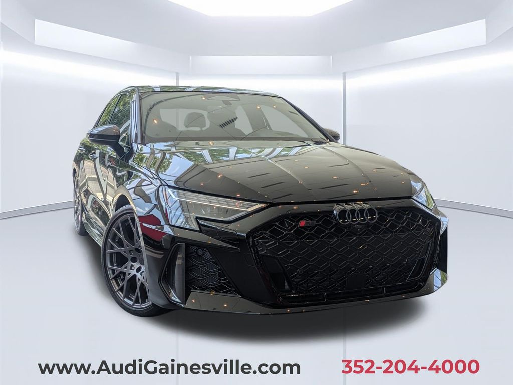 Mythos Black Metallic 2026 Audi RS 3 Sedan All-Wheel Drive 7-Speed Automatic