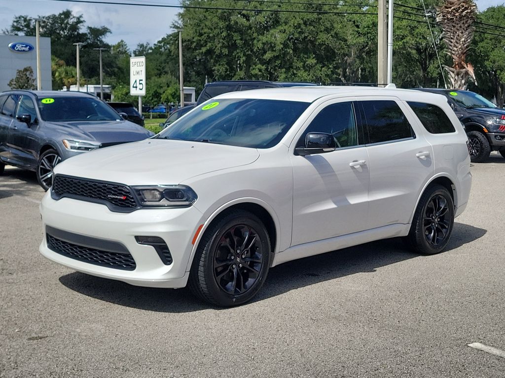 White 2021 Dodge Durango SUV / Crossover Rear-Wheel Drive 8-Speed Automatic