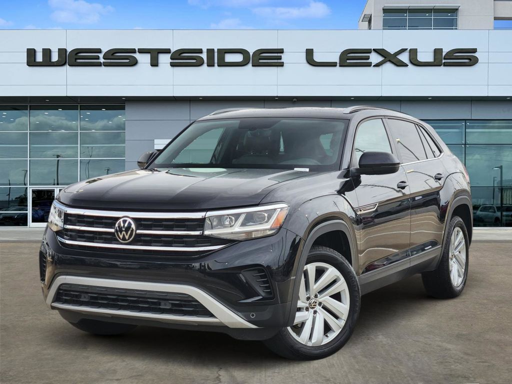 2020 Volkswagen Atlas Cross Sport 3.6L V6 SE w/Technology Black at DeMontrond Auto Country
