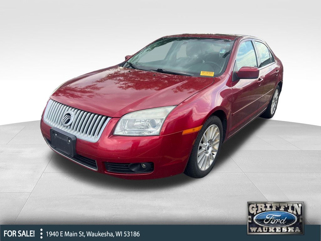 Vivid Red Clearcoat Metallic 2007 Mercury Milan Sedan Front-Wheel Drive 6-Speed Automatic