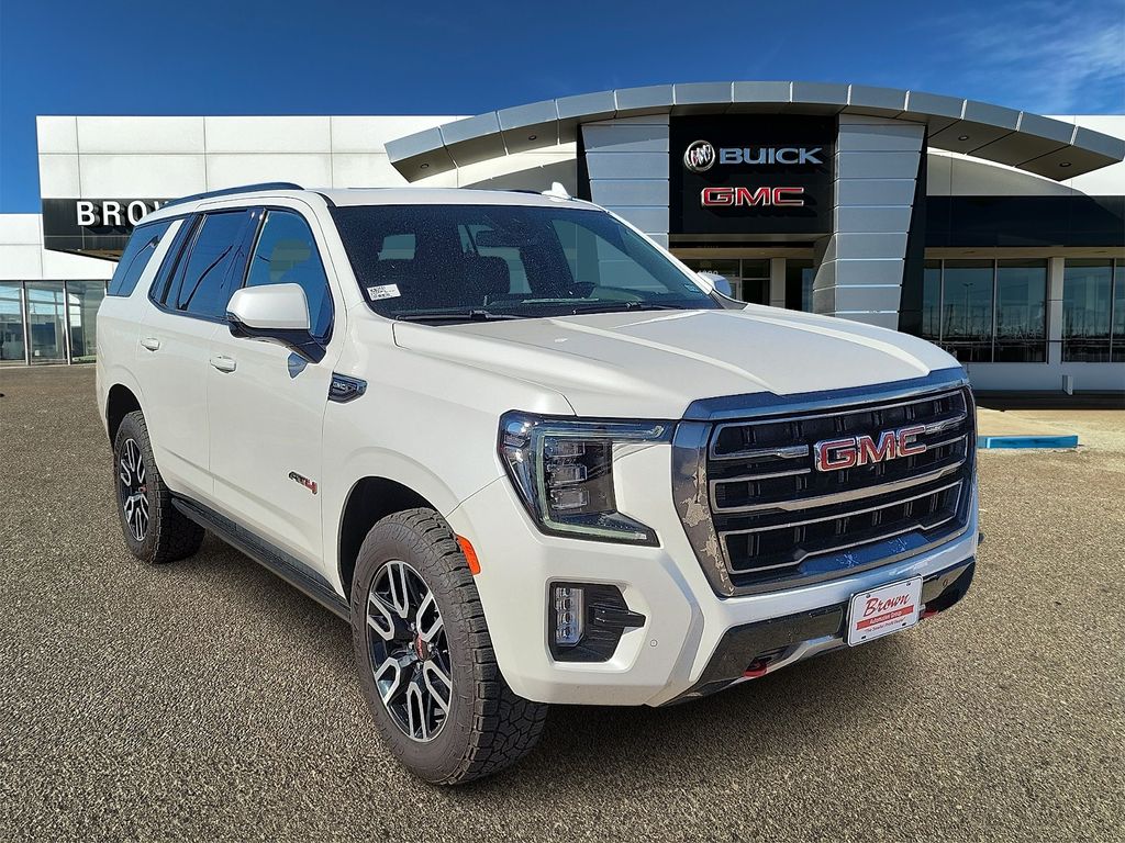 2023 GMC Yukon AT4 White at Brown Buick GMC