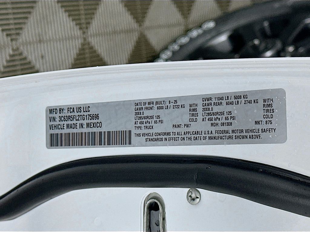 New 2026 White Ram Laramie Night 14in image 19