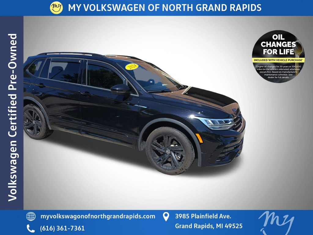 Black 2024 Volkswagen Tiguan SUV / Crossover All-Wheel Drive 8-Speed Automatic