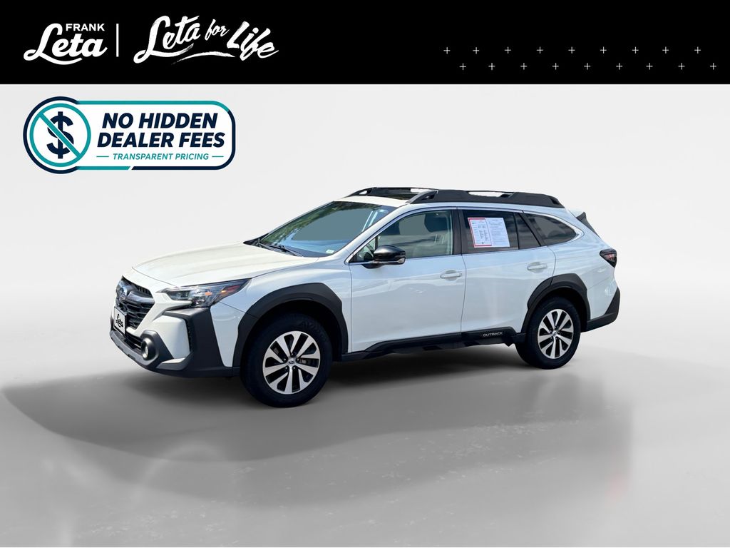 Crystal White Pearl 2023 Subaru Outback SUV / Crossover All-Wheel Drive Continuously Variable Transmission