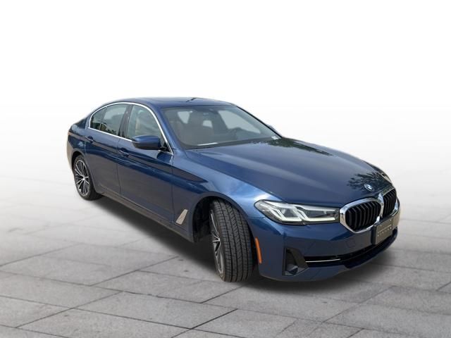 Phytonic Blue Metallic 2022 BMW 5 Series Sedan All-Wheel Drive 8-Speed Automatic