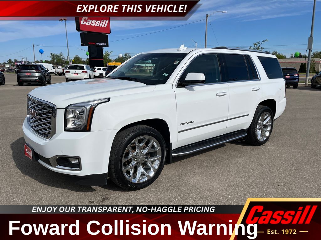 Summit White 2019 GMC Yukon Denali 4WD SUV / Crossover Four-Wheel Drive