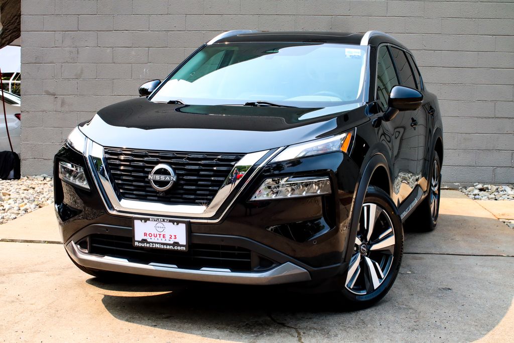 Super Black 2023 Nissan Rogue SUV / Crossover All-Wheel Drive Continuously Variable Transmission