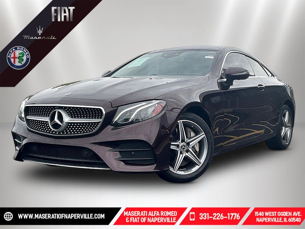 Rubellite Red Metallic 2020 Mercedes-Benz E-Class Coupe All-Wheel Drive 9-Speed Automatic