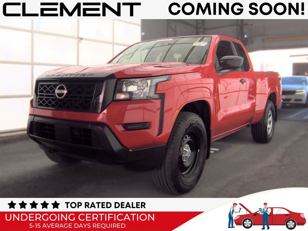 Red Alert 2024 Nissan Frontier Pickup Truck 4X2 9-Speed Automatic Overdrive