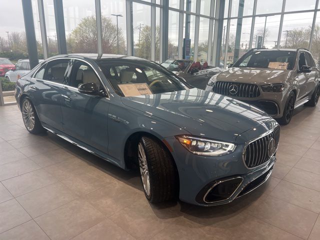 Blue 2026 Mercedes-Benz S-Class Sedan All-Wheel Drive 9-Speed Automatic