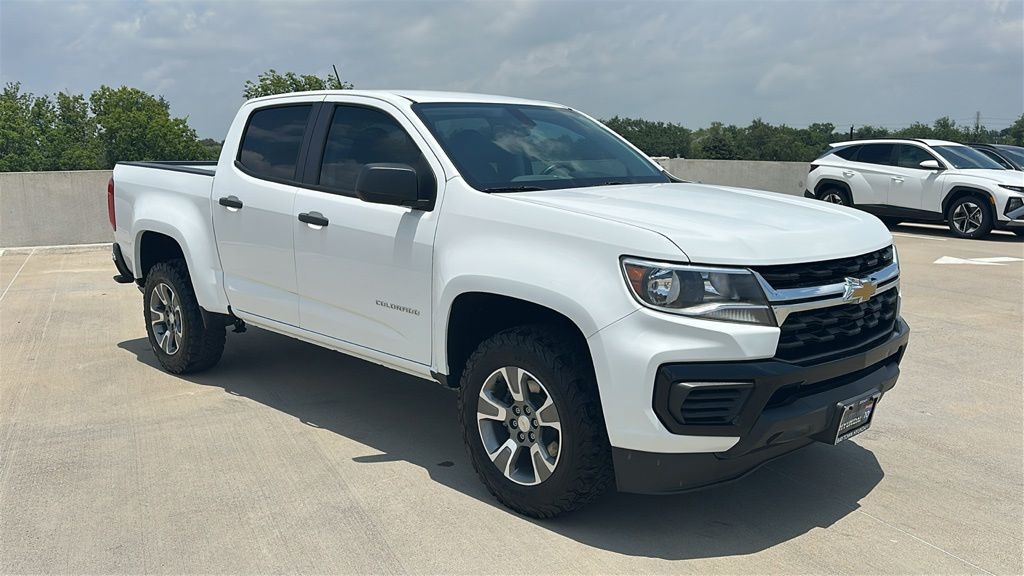 2021 Chevrolet Colorado Work Truck White at AutoSavvy Houston Southwest