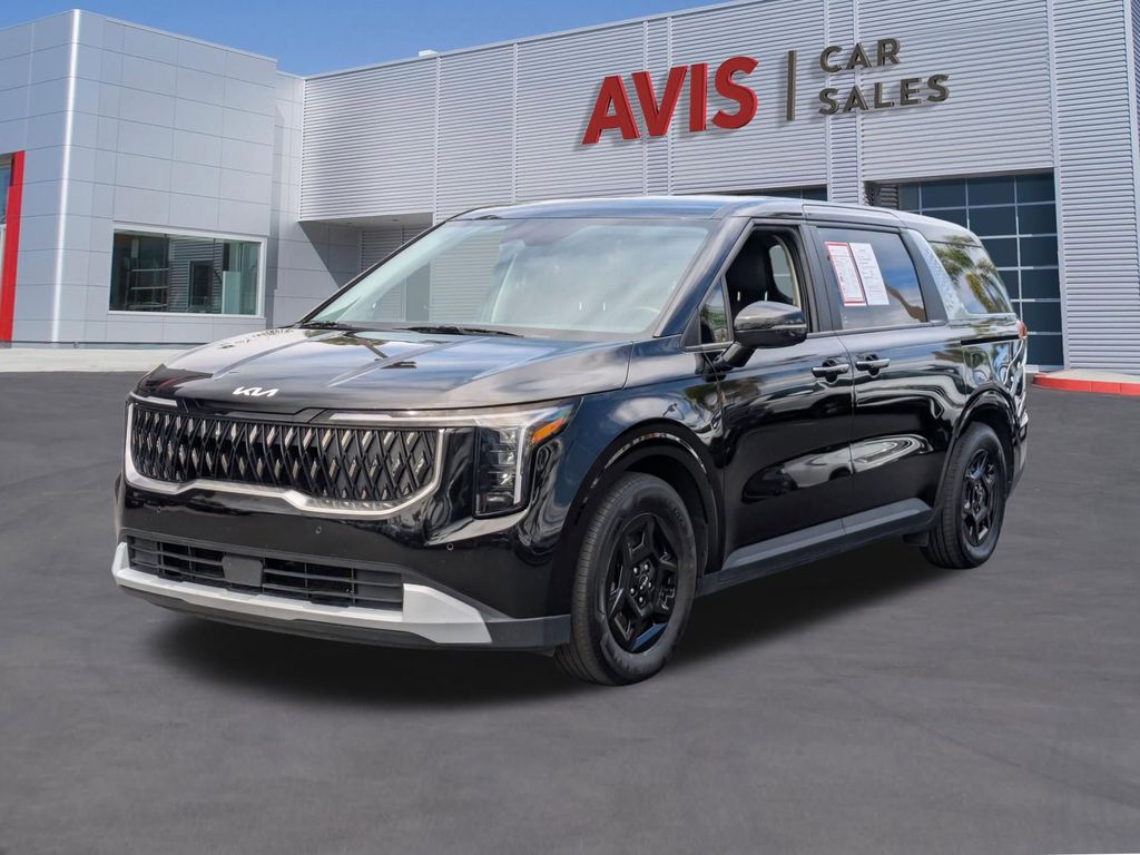 Aurora Black Pearl 2025 Kia Carnival LXS FWD Minivan Front-Wheel Drive 8-Speed Automatic