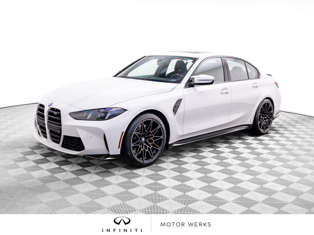 Alpine White 2025 BMW M3 Sedan All-Wheel Drive 8-Speed Automatic