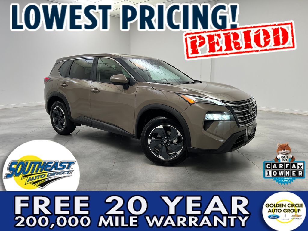 Baja Storm Metallic 2025 Nissan Rogue SV AWD SUV / Crossover All-Wheel Drive Continuously Variable Transmission