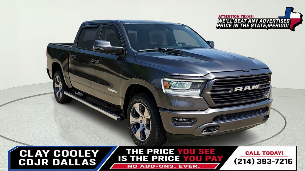 Gray (Granite Crystal Metallic Clearcoat) 2023 RAM 1500 Pickup Truck Four-Wheel Drive 8-Speed Automatic
