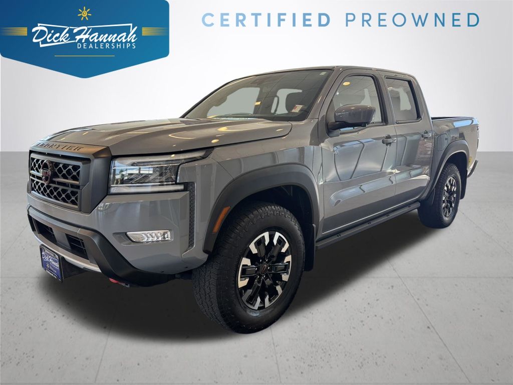 Boulder Gray Pearl 2023 Nissan Frontier Pickup Truck Four-Wheel Drive 9-Speed Automatic