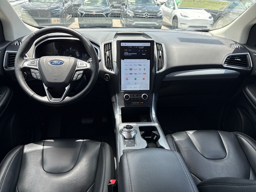 Certified Used 2021 Red Ford Titanium image 6
