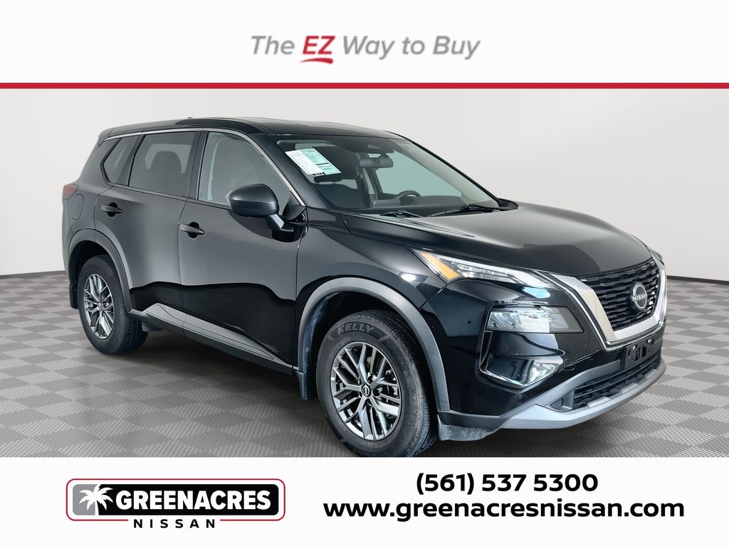 Super Black 2023 Nissan Rogue SUV / Crossover All-Wheel Drive Continuously Variable Transmission