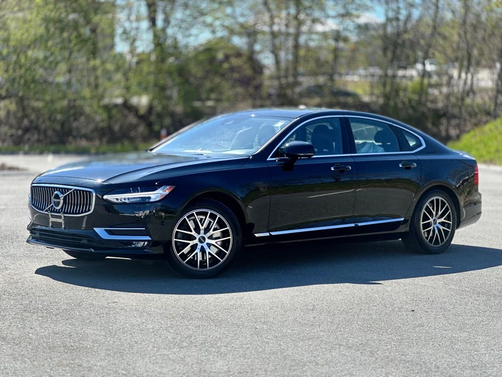 Onyx Black Metallic 2017 Volvo S90 T6 Inscription AWD Sedan All-Wheel Drive Automatic